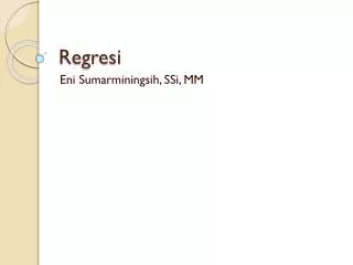 regresi