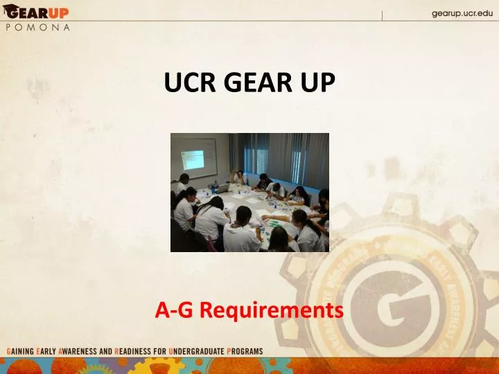 ucr gear up