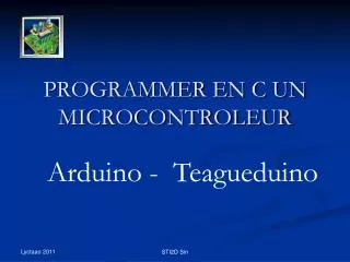 programmer en c un microcontroleur