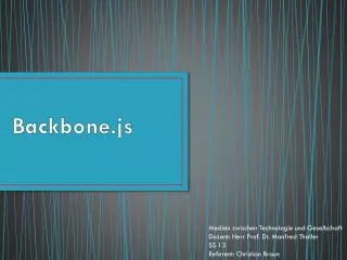 backbone js