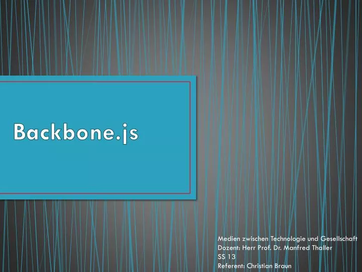 backbone js