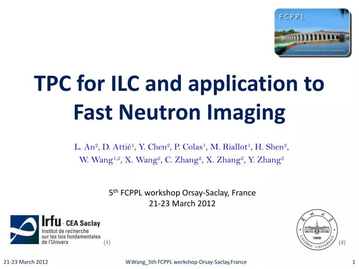 tpc for ilc and application to fast neutron imaging