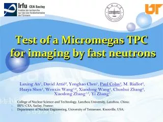 Test of a Micromegas TPC for imaging by fast neutrons