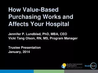How Value-Based Purchasing Works and Affects Your Hospital