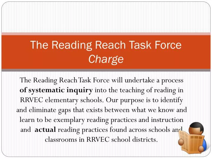 the reading reach task force charge