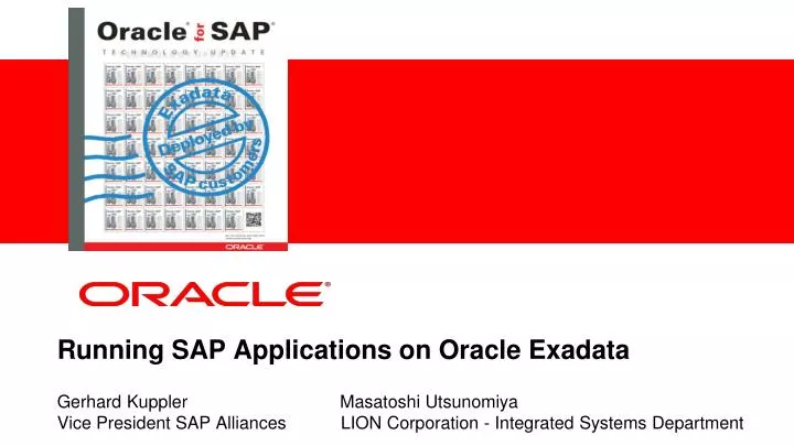 running sap applications on oracle exadata