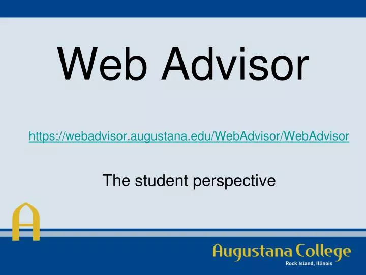 web advisor