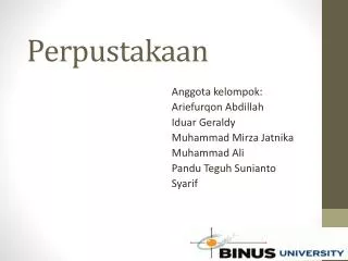 perpustakaan