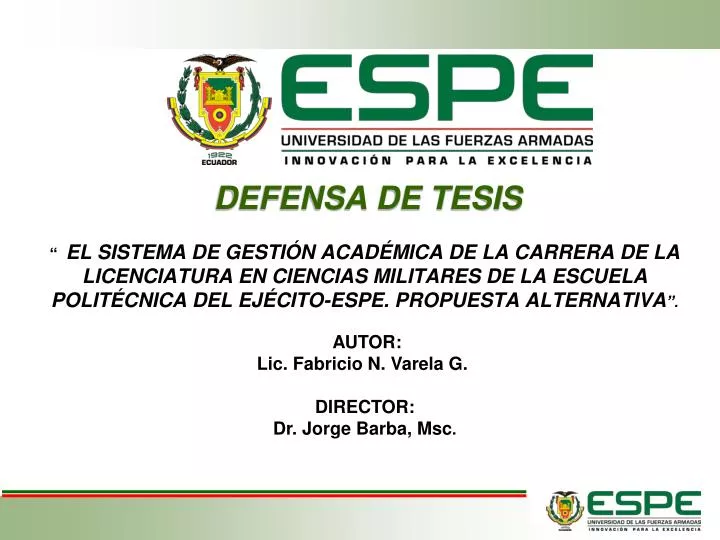 defensa de tesis