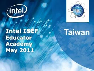 Intel ISEF Educator Academy May 2011