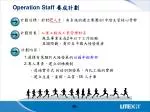 Operation Staff 養成計劃 - slide 1