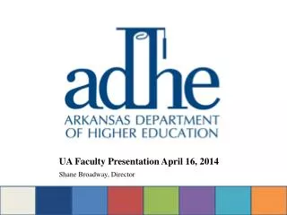 UA Faculty Presentation April 16, 2014