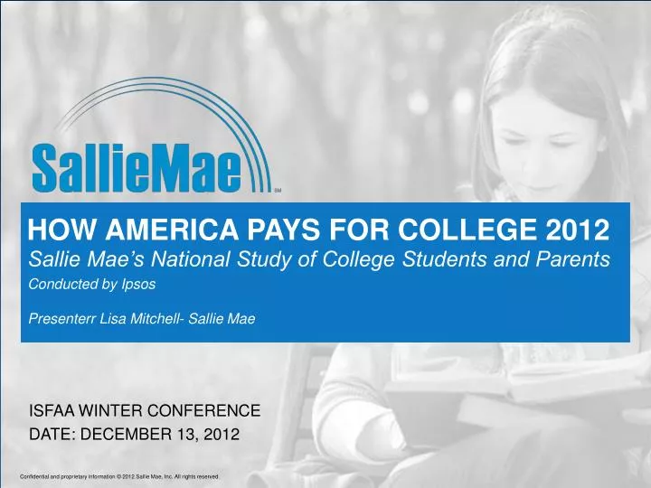 how america pays for college 2012