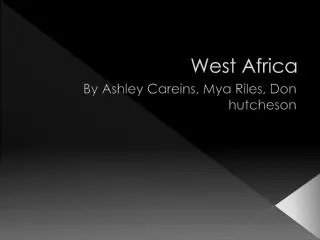 West Africa