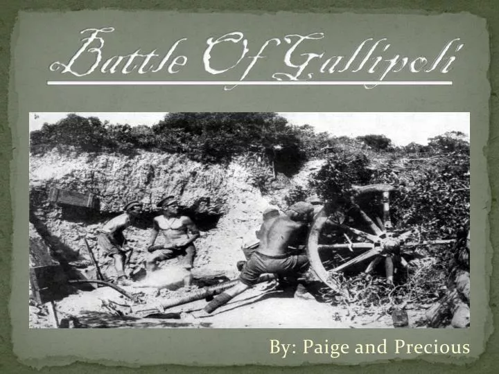battle of gallipoli