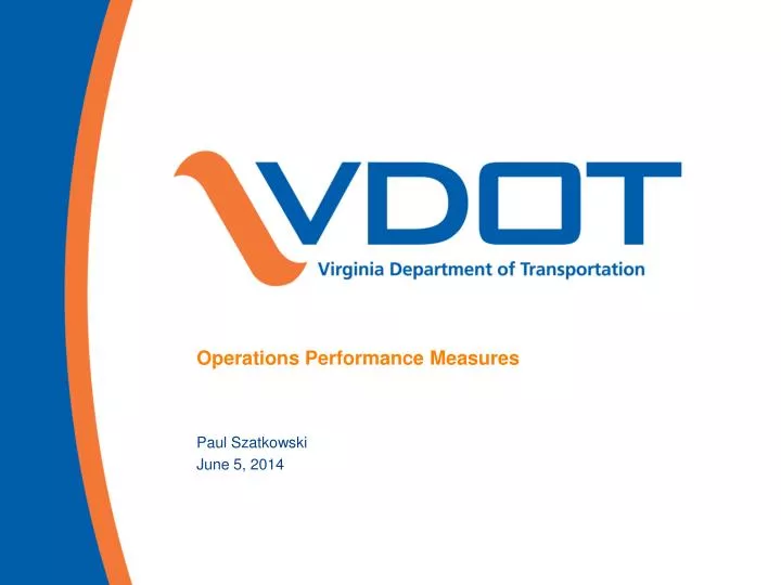 operations performance measures