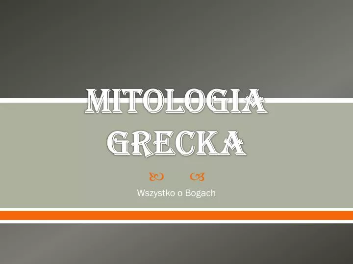 mitologia grecka