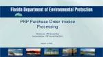 PRP Purchase Order Invoice Processing - slide 1