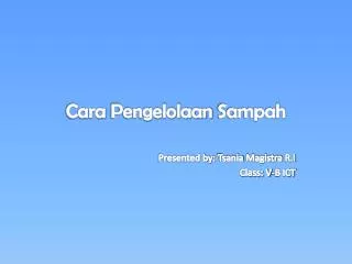 cara pengelolaan sampah