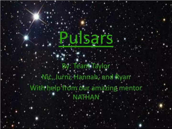 pulsars