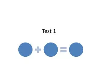 test 1