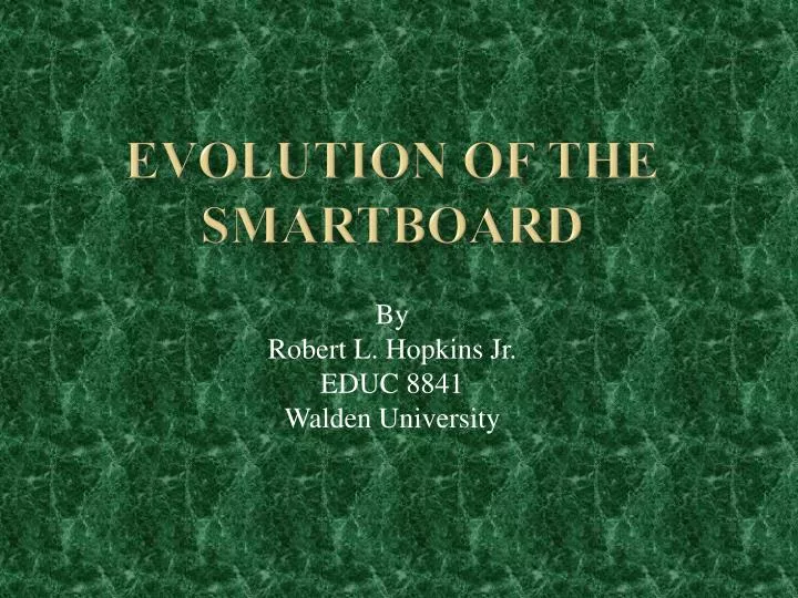 evolution of the smartboard