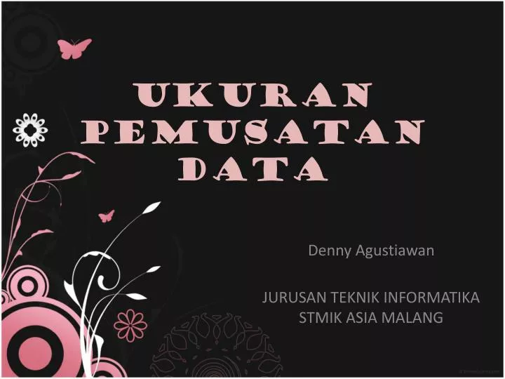 ukuran pemusatan data