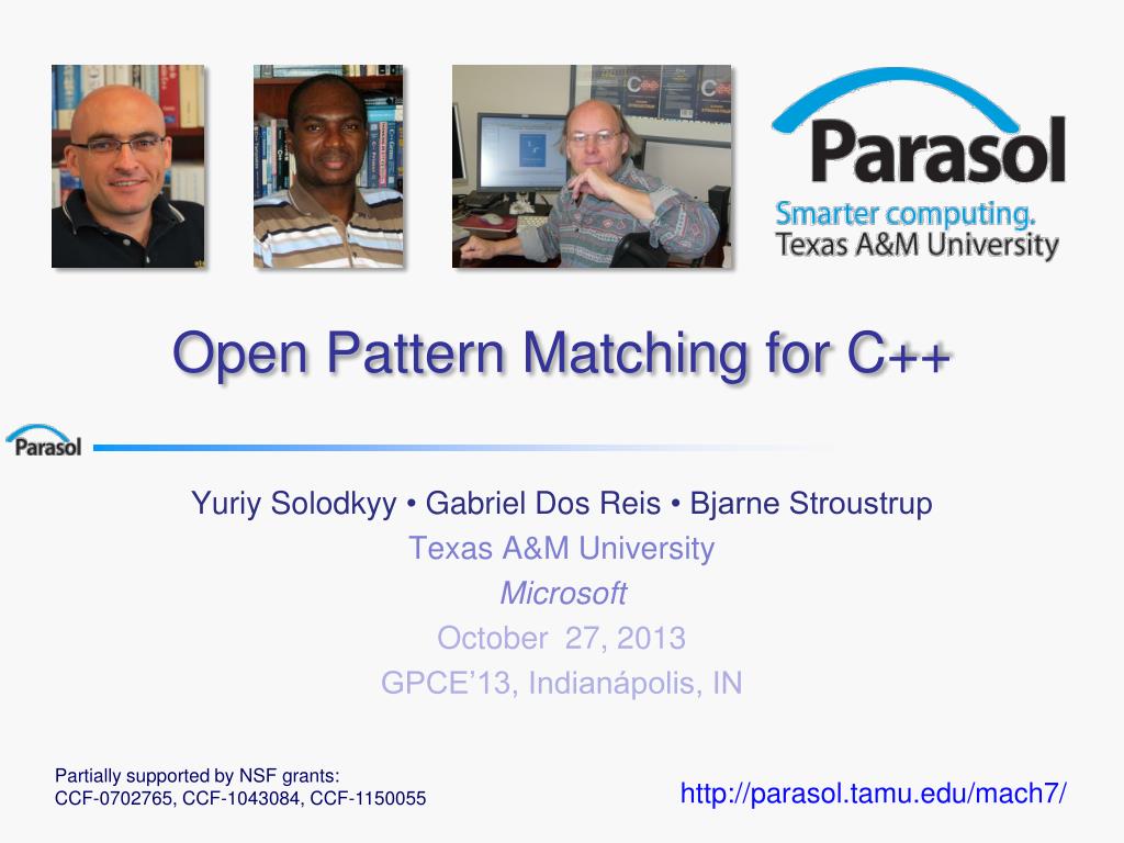 PPT - Open Pattern Matching for C++ PowerPoint Presentation, free ...