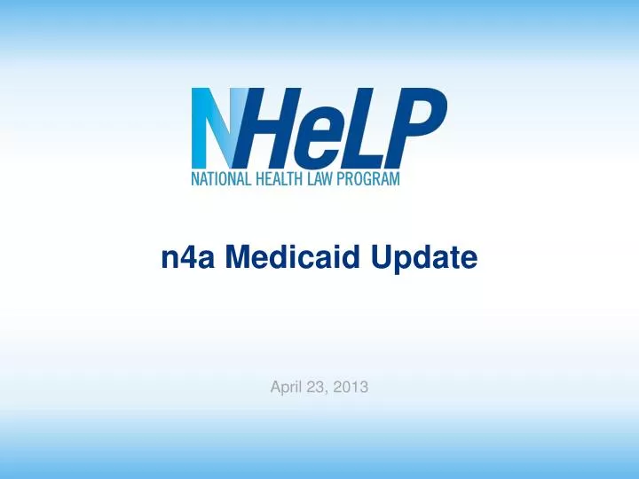n4a medicaid update