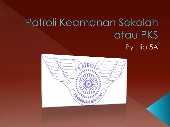 patroli keamanan sekolah atau pks