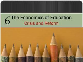 The Economics of Education Crisis and Reform
