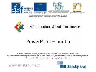 powerpoint hudba