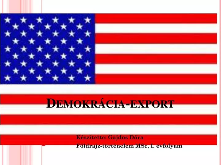 demokr cia export