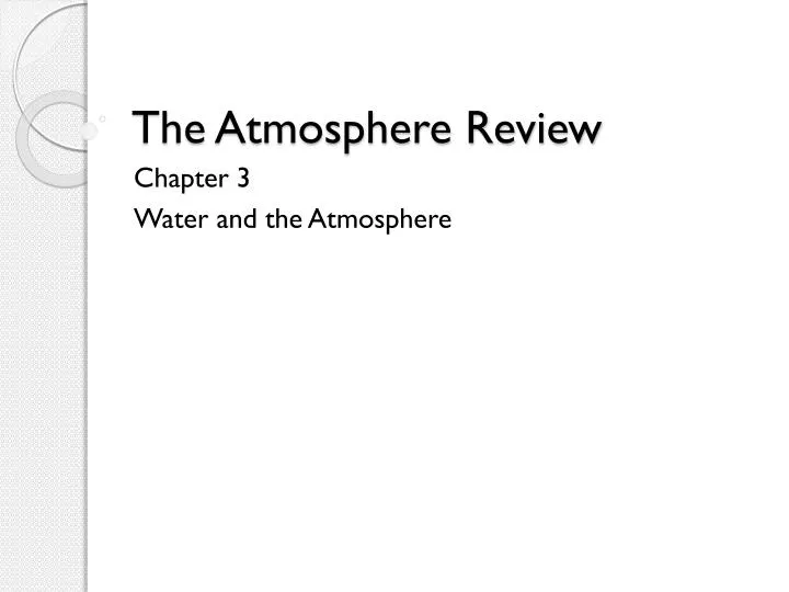 the atmosphere review