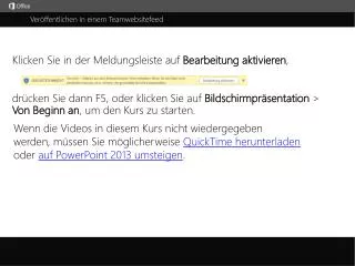 Veröffentlichen in einem Teamwebsitefeed