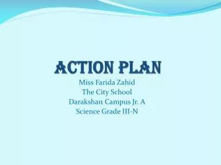 ACTION PLAN