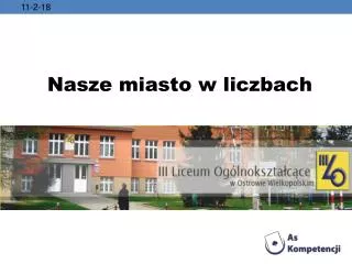 nasze miasto w liczbach