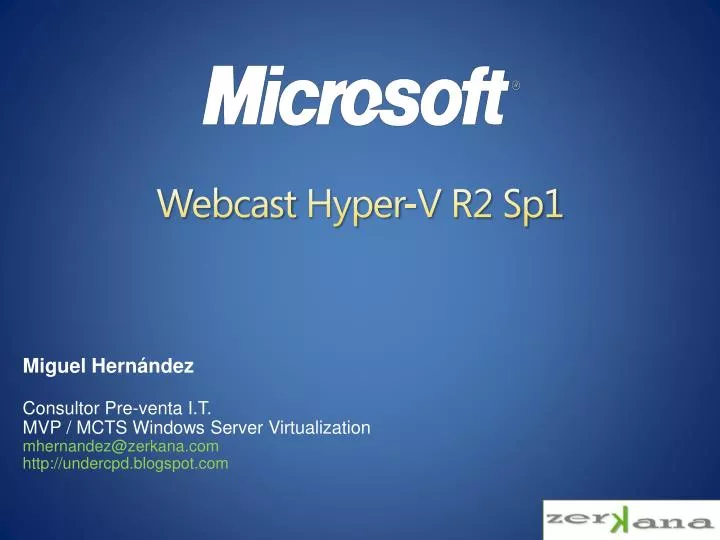 webcast hyper v r2 sp1