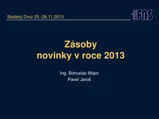 z soby novinky v roce 2013