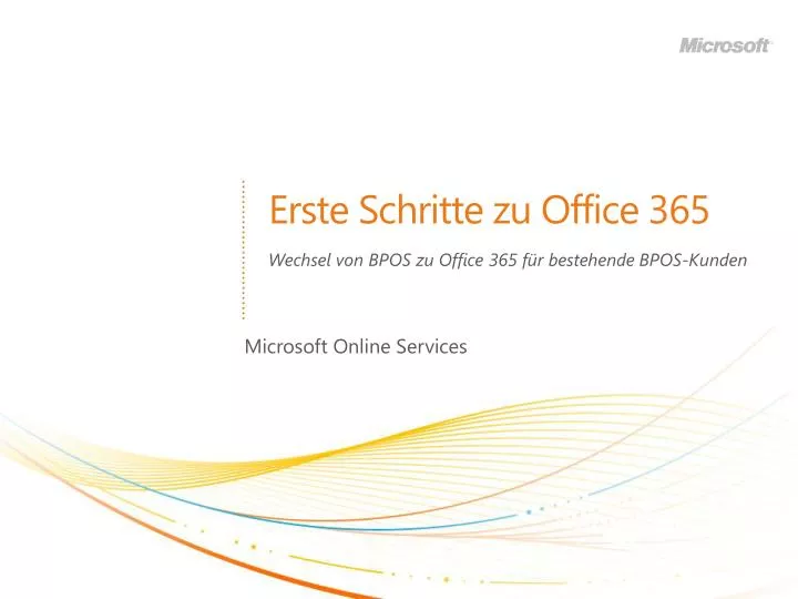 erste schritte zu office 365