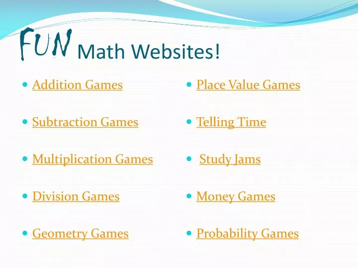 fun math websites