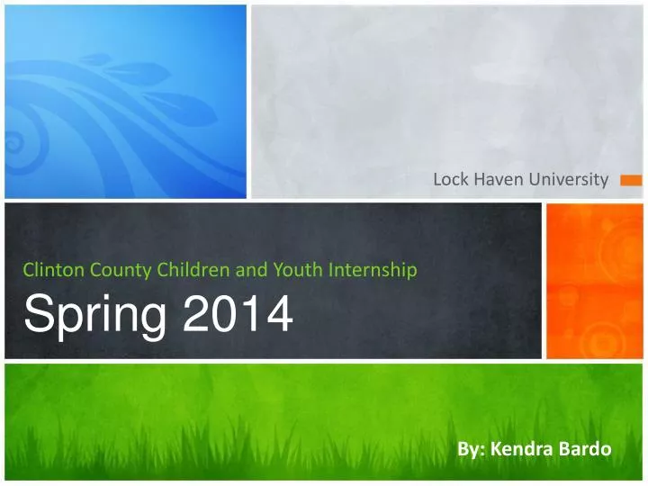 clinton county children and youth internship spring 2014