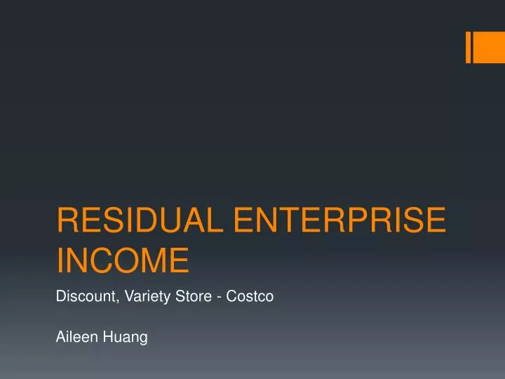 residual enterprise income