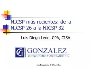 nicsp m s recientes de la nicsp 26 a la nicsp 32