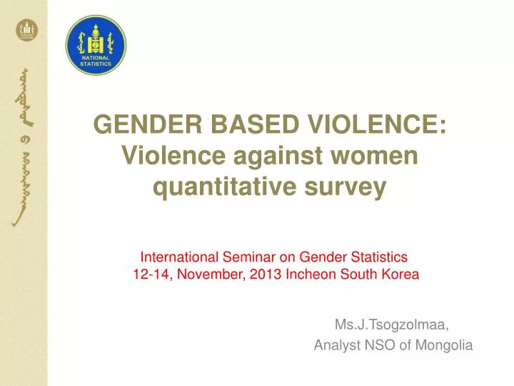 gender based violence violence against women quantitative survey
