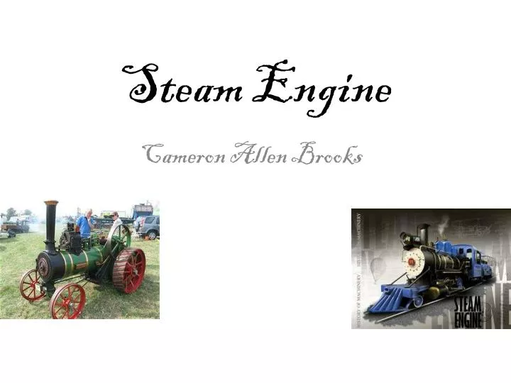 steam engine