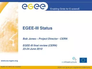 EGEE-III Status