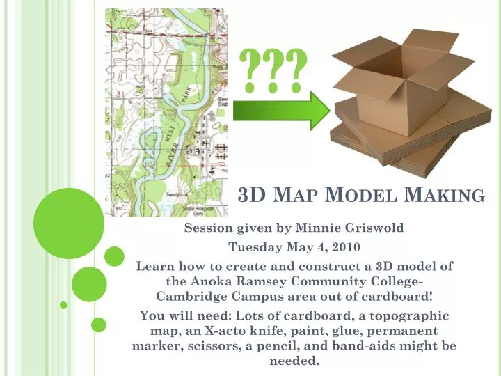 3d map model making