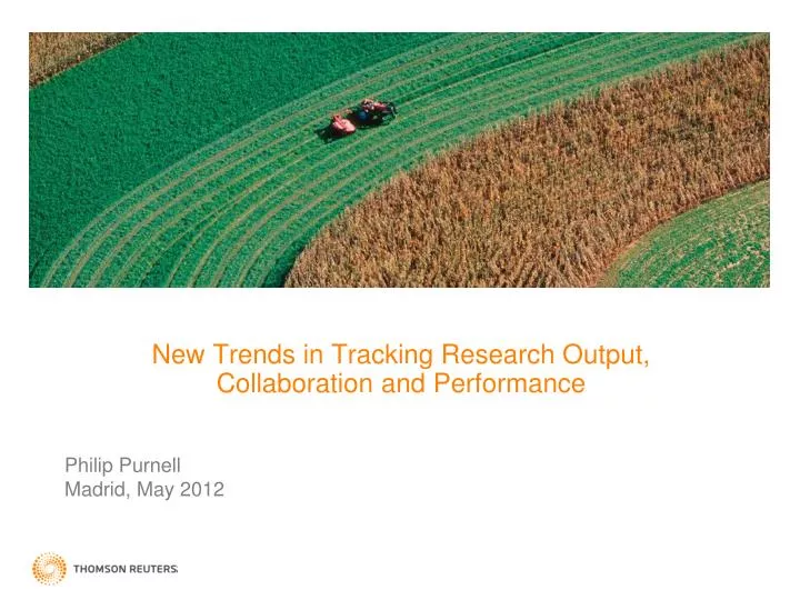 new trends in tracking research output collaboration and performance