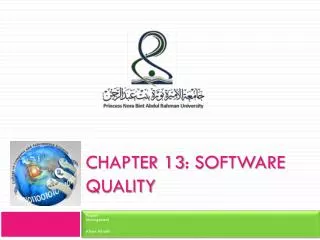Chapter 13: Software Quality